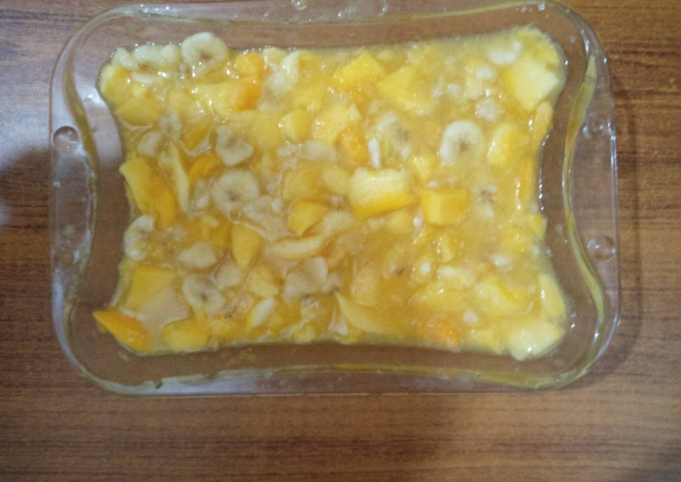 Mango, Banana and Peach Chaat
