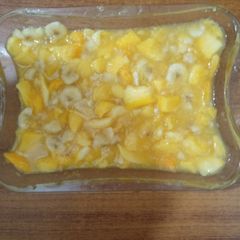 Mango, Banana and Peach Chaat A picture of Mango, Banana and Peach Chaat.