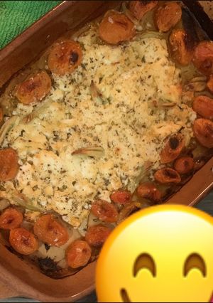 صورة لوصفة ترند الفيتا مع البندورة الكرزية