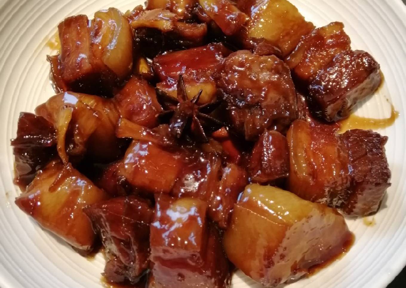 Roasted red pork