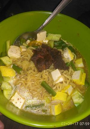 Foto resep Indomie dengdeng ala" #kitaberbagi