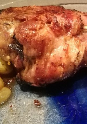 Foto di Fusi di tacchino al forno all'uva bianca