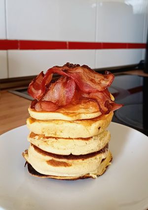 Una foto de Pancakes/ Tortitas esponjosos