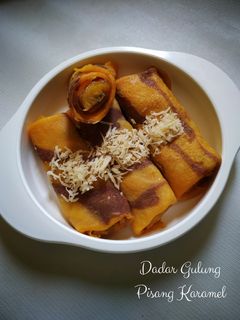 Foto resep Dadar Gulung Pisang Karamel