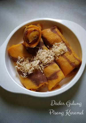 Foto resep Dadar Gulung Pisang Karamel