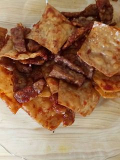 Foto resep Kering Tempe dan Kulit Pangsit