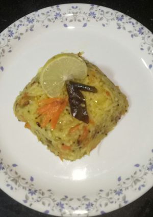 A picture of Carrot-Lemon Rice.