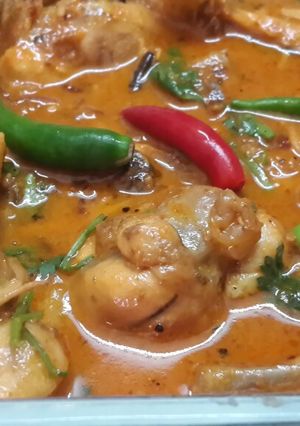 A picture of Chicken Malai Curry.