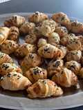 Minis croissants 🥐 au jambon pour l’apéro !