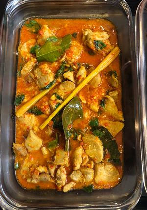 Foto resep Ikan Tuna Fillet Kuah Kuning With Kemangi