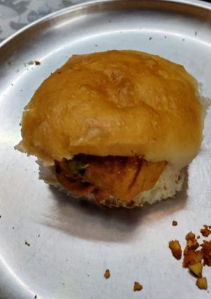 A picture of Vada Pav.