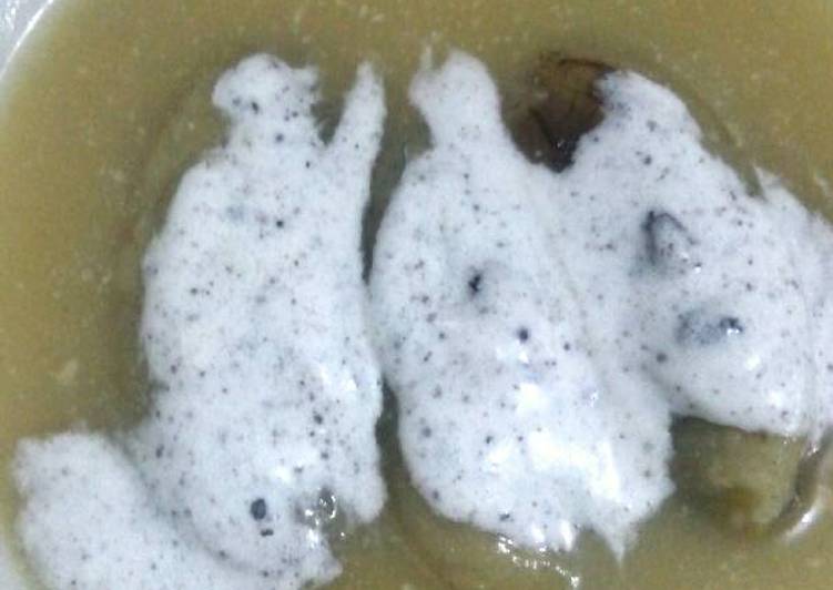 Kolak pisang duren saus ice krim vanilla oreo