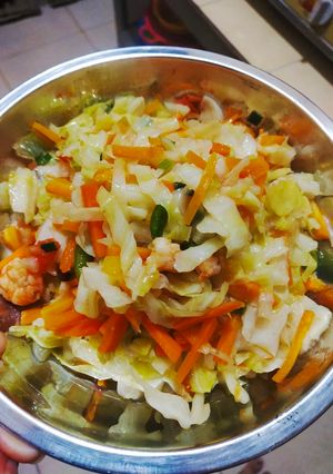Foto resep TKW (Tumis Kol Wortel)