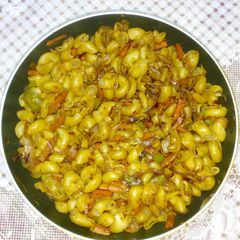 A picture of Vegetarian macroni.