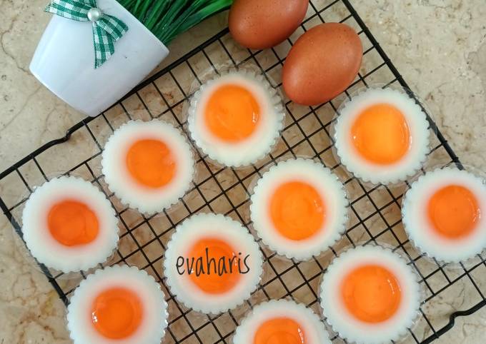 Puding telur ceplok
