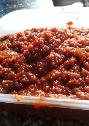A picture of Tomato stew.