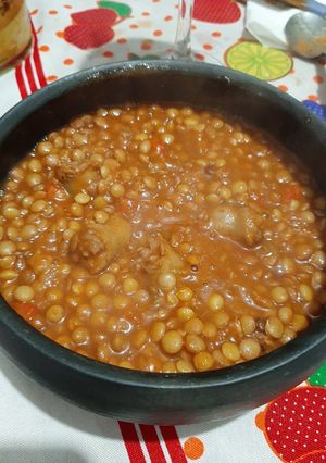 Una foto de Guiso de lentejas