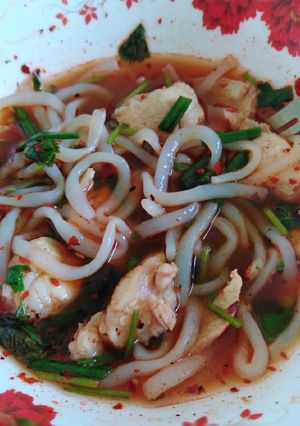 รูปของ ก๋วยเตี๋ยวหมูเส้นบุกคีโต