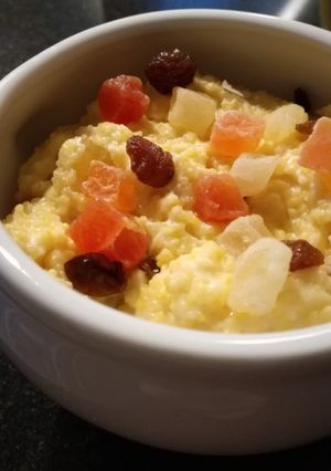 Una foto de Polenta exótica