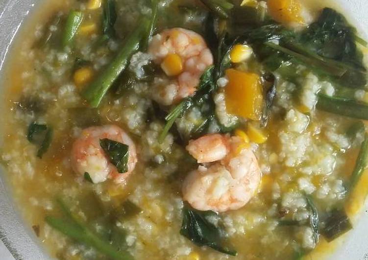 Bagaimana Menyiapkan Tinutuan (bubur manado) ricecooker, Bikin Ngiler