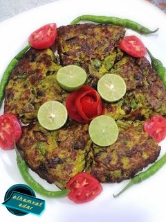 عکسی از دستور کوکو لوبیا سبز