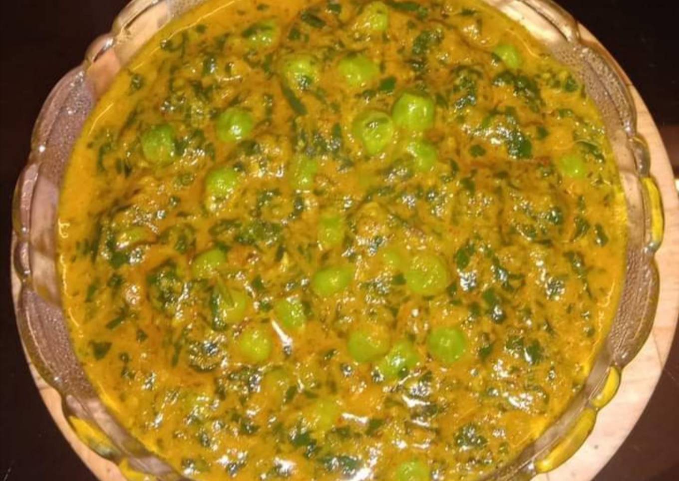 Methi malai matar