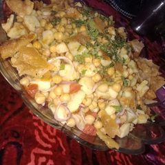 A picture of Chana chat🍽😋.