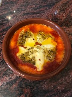 Una foto de Provolone con chorizo