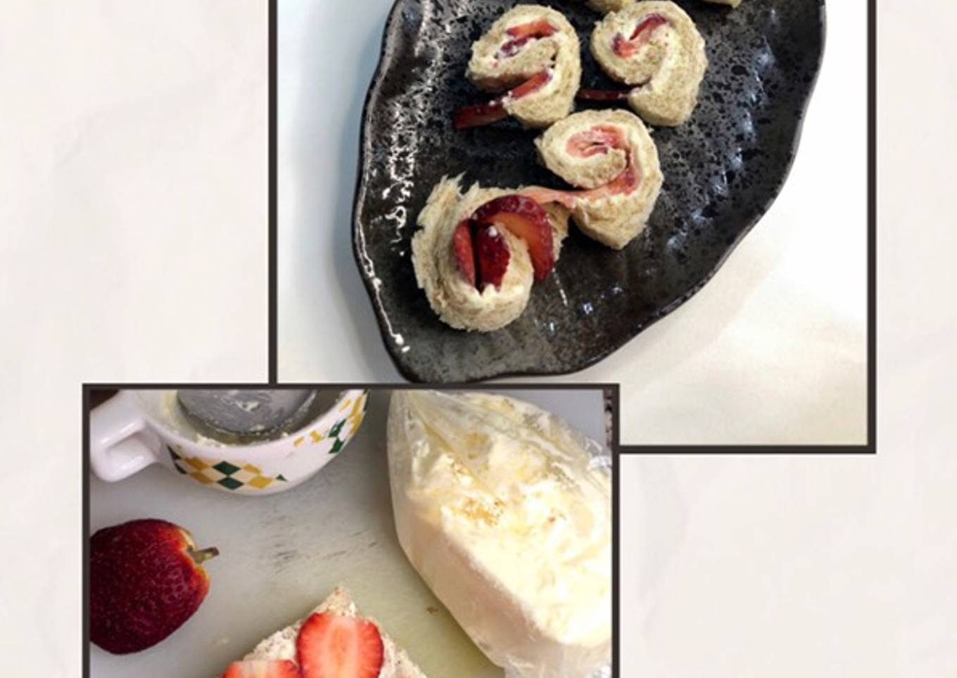 Strawberry Cream Cheese Roll Up