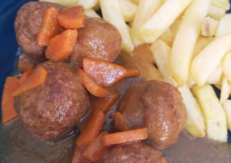 Albóndigas de pollo al estilo marroquí