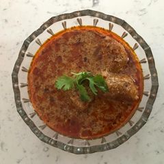 Kashmiri dum aloo A picture of Kashmiri dum aloo.