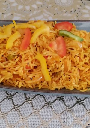A picture of Leftover Rice Schezwan Fried Rice.