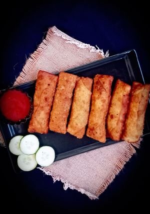 ঝটপটা মচমচে চিকেন রোল রেসিপির প্রধান ছবি