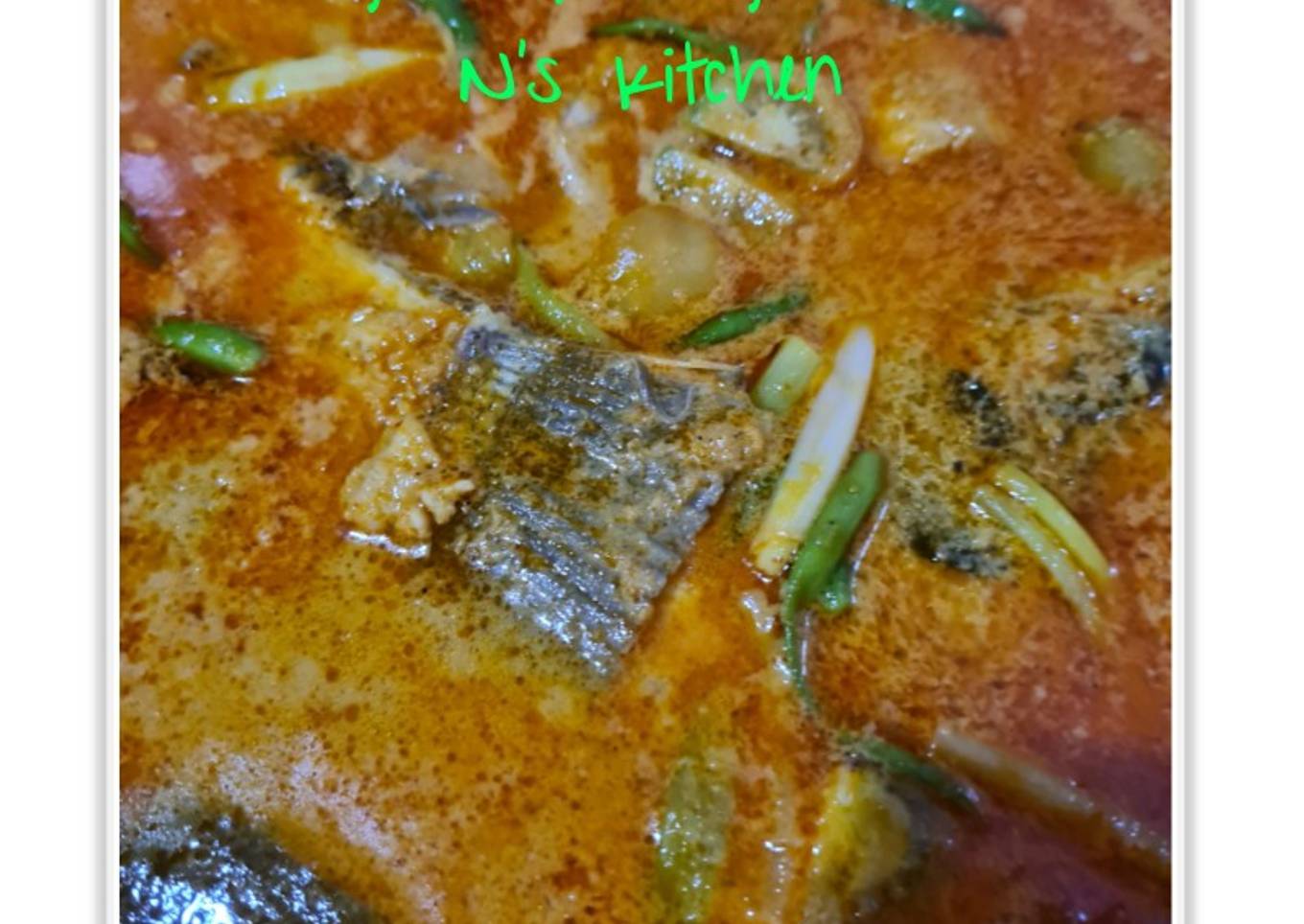 Gulai ikan kakap/gurame