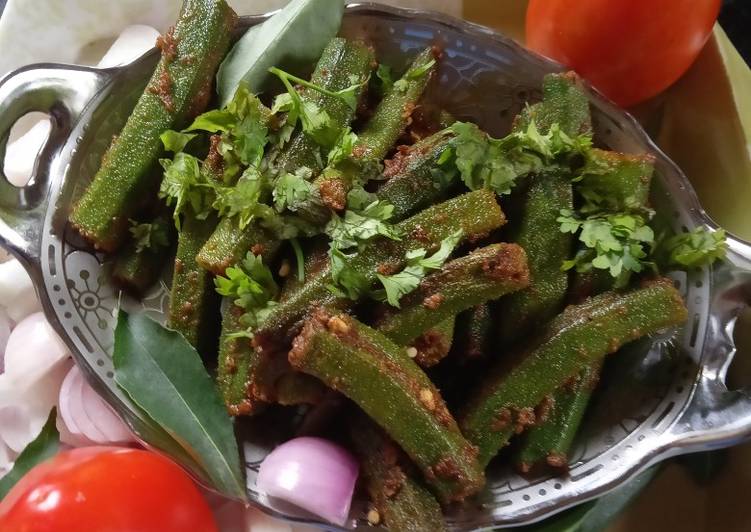 Recipe of Perfect Masala Lady&#39;s finger