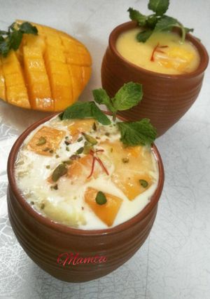 A picture of Shahi Mango Lassi.