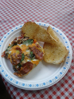 A picture of Breakfast lasagna.