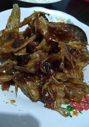 Foto resep Asem manis ikan tawar kering