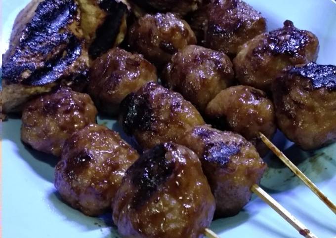 Resep Bakso Bakar Panggang Teflon Oleh Miratsaniaa Cookpad