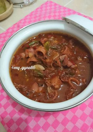 Foto resep Cumi-Cumi Saos Padang Pedas