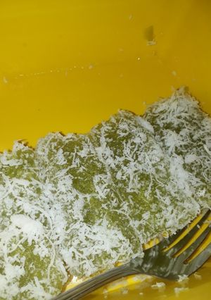 Foto resep Ongol ongol singkong pandan