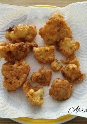 Una foto de Coliflor frita
