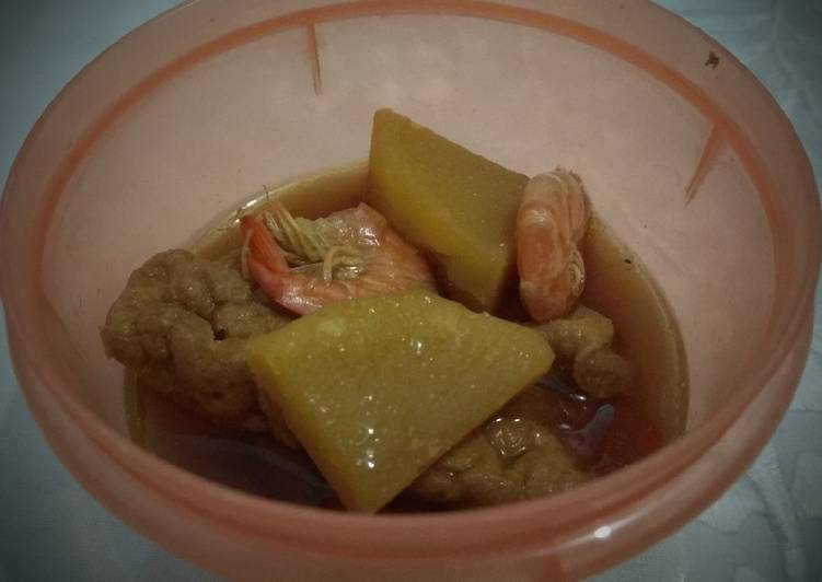 Semur Ketadang (kentang-tahu-udang)