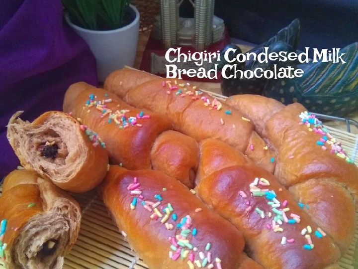 Langkah Mudah untuk Membuat Resep Chigiri Condensed Milk Bread chocolate with chocochips peanuts yang  Bikin Ketagihan Anti Ribet, Bikin Ngiler