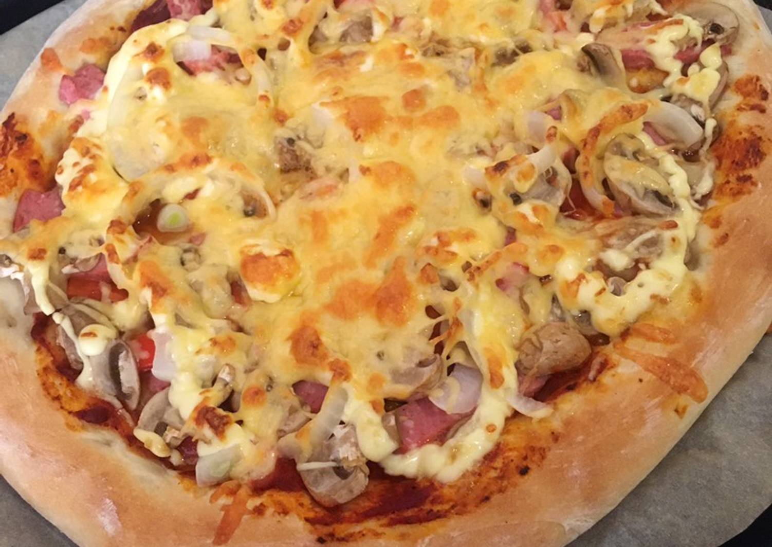 грибная пицца в домашних условиях рецепт духовке пошаговый с фото фото 79