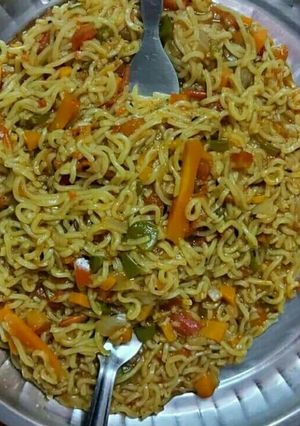 A picture of Veggies maggi.