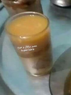 صورة لوصفة عصير برتقال وخوخ
