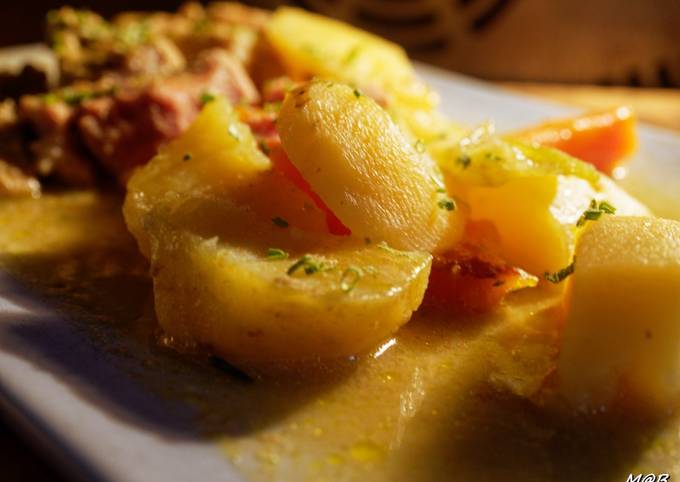 Sauté de porc à l'orange et au cumin avec ses légumes au Cook Ex