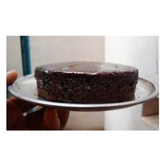 A picture of Chocolate biscuit cake(steamed)No maida,No cream,no eggs.