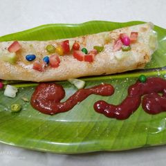 Instant semolina dosa A picture of Instant semolina dosa.